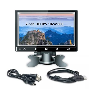 Nuovo Monitor IPS HD da 7 "pollici con ingresso AV HD e MI VGA Touchscreen per Display PC schermo LCD telecamera di Backup per auto sistema di sicurezza domestica - Product Image 1