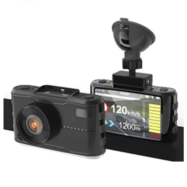 3Inch 1080P E-Hond 24 Uur Auto Camera Recorder Fabrikanten Radar Detector Met Handtekening Dvr Camera Dashcam auto
