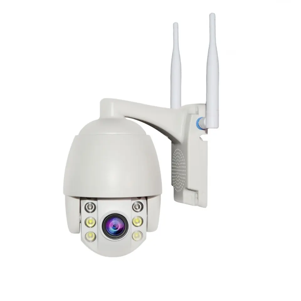 1080P 5MP Outdoor 5X Zoom Audio bidirezionale CCTV Security 2MP SIM Card 3G 4G Wireless Mini PTZ Dome Camera