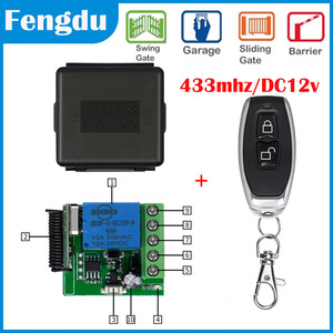 Mini 1CH 433MHz Fernbedienung empfänger modul DC 12V Funk fernbedienung