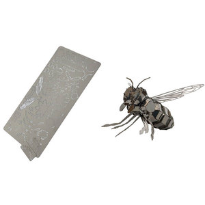 Khắc Laser đồng thau hợp kim Câu Đố <span class=keywords><strong>3D</strong></span> adultos đồ chơi tự làm lắp ráp kit kim loại chiều ghép hình câu đố người lớn - Product Image 4