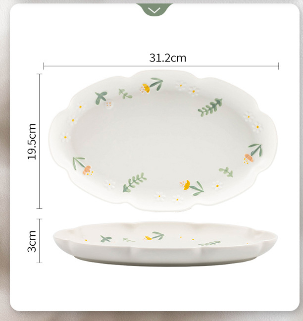 12 pulgadas Placa de pescado