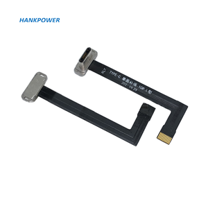 ตัวเชื่อมต่อตัวผู้ Type C รูปตัว L 10P FPC สายเคเบิลบัดกรี USB C 10Pin FPC FPV สำหรับชาร์จเครื่องเกม - Product Image 4