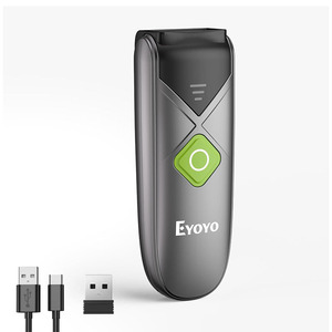 Eyoyo 1D 2D Portable Wireless USB Wired Mini Bluetooth <strong>Qr</strong> Bar <strong>Code</strong> Reader Android <strong>IOS</strong> Barcode Scanner for Inventory - Product Image 1