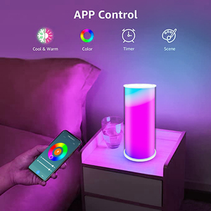 Bedside <strong>Lamp</strong> with Wireless <strong>Charging</strong> &amp; Touch Control - Adjustable Night Light for Dimmable Atmosphere Table <strong>Lamp</strong> &amp; Home Decor - Product Image 2