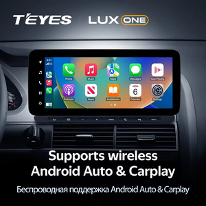 Teyes Lux một cho Audi A6 3 C6 2009 2011 xe đài phát thanh đa phương tiện Video <span class=keywords><strong>Player</strong></span> Navigation GPS Android không có 2DIN 2 DIN DVD - Product Image 4