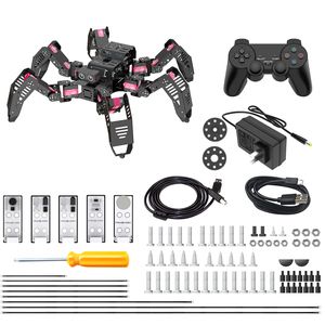 Kit Robot educativo Hiwonder Spiderbot Open Source programmabile esapode ragno bionico Kit con sensore di espansione Robot - Product Image 1