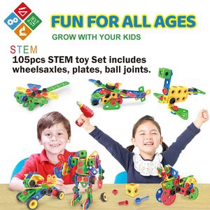 STEM <strong>Building</strong> <strong>Blocks</strong> Toys Kit DIY Construction Engineering <strong>Science</strong> <strong>Blocks</strong> Game Toy <strong>Building</strong> Set with Electrical Drill - Product Image 5