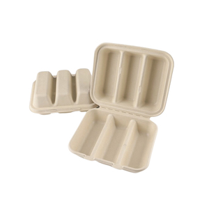 Hộp đựng <span class=keywords><strong>taco</strong></span> sinh học phân hủy được làm từ bã mía, tùy chỉnh, dùng một lần, dành cho nhà hàng <span class=keywords><strong>taco</strong></span> - Product Image 1