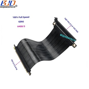 180 độ PCI-E 5.0 16X đến X16 GPU Riser cáp mở rộng Gen5 10cm 15cm 20cm 25cm 60cm cho rtx5080 rtx5090d rx9070xt A100 H100 - Product Image 6