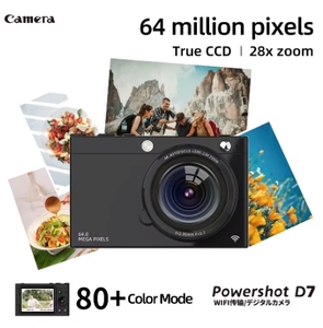 D7 4K WiFi Digital Video <strong>Camera</strong> Professional 2.83 Inch IPS Display Screen Zoom Lens <strong>Camera</strong> with CMOS Sensor SD Card - Product Image 4