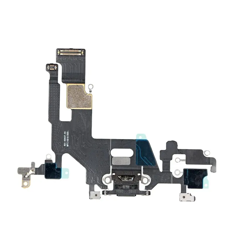 GZM Teile hochwertiges Ladekabel Flex für iPhone 11 USB-Ladestation Dockverbinder mit Mikrofon-Flexkabel