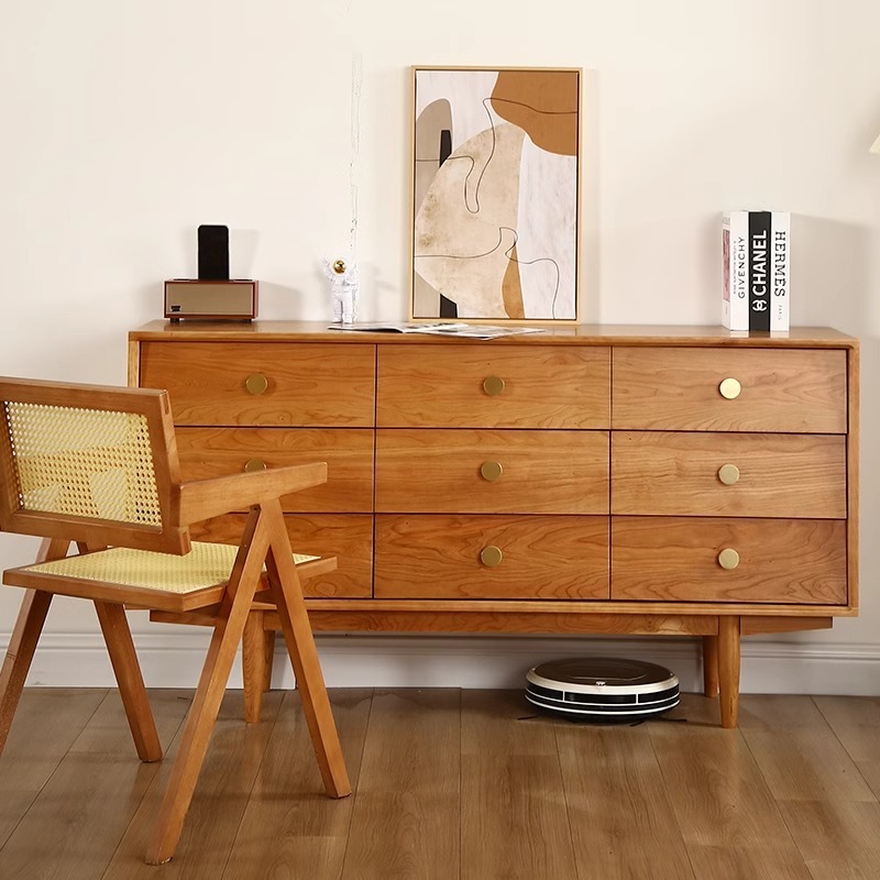 Commode à neuf tiroirs Hilltop, 1,6 mètre, avec accessoires