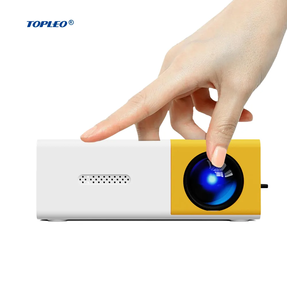 Topleo projector screen smart hologram mobile phone hd for movie projector 4k android tv stick small projector