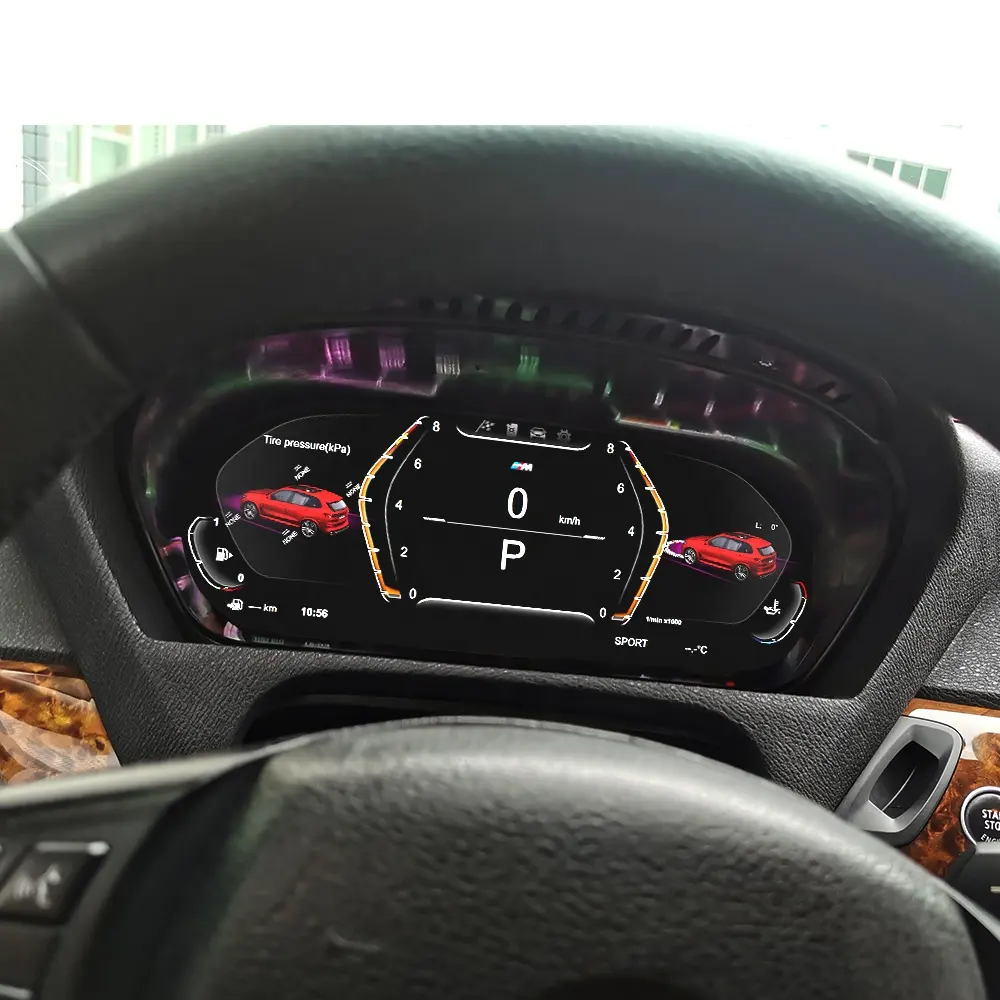 12,3 Zoll HD Digital Cluster Virtual Cockpit Auto Multimedia Player Für BMW X5 E70 X6 E71 2007-2013 Dashboard Speed Meter Bildschirm