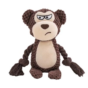 Küçük büyük köpekler için hayvan peluş Squeak oyuncak kedi Squeaky oyuncaklar