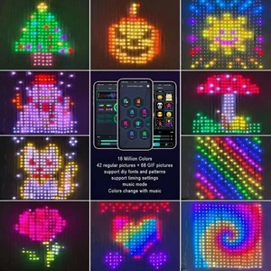 Curtain <strong>String</strong> Light Rgbic Dream Color Text <strong>Programmable</strong> Smart Blue Tooth <strong>Led</strong> Window Fairy Lights for Christmas Wedding Bedroom - Product Image 4