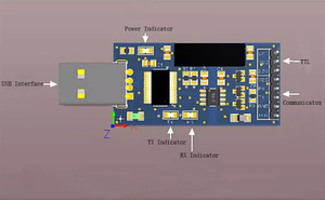 Taidacent USB zu seriellem Signal isolator Adapter FT232RL USB zu TTL Karte FT232R USB zu TTL Uart 3,3 V/5V Konverter platine - Product Image 5