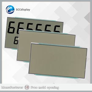 Profession elles kunden spezifisches statisches 7-Segment-LCD-Display SJXDGN036 Großhandel für Kraftstoffsp ender Dezimal punkt Statisches LCD-Bildschirm modul - Product Image 6