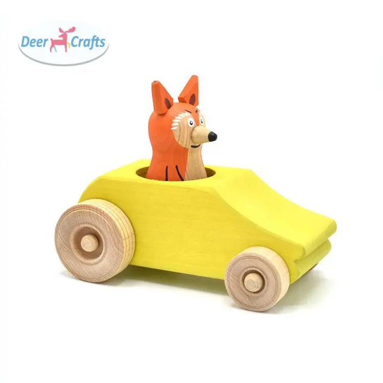 Giocattolo nuovo design carino giocattolo per auto in legno per bambini DA04560