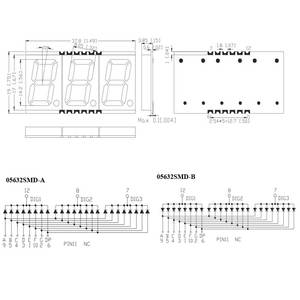 Benutzer definierte 2-stellige 3-stellige 4-stellige 0,56-Zoll-Serie smd 7-Segment-LED-Anzeige - Product Image 4
