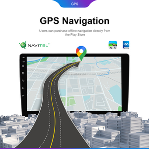 Podofo 10'' Android Car Stereo 2 Din 4+64G Wireless Carplay Android Auto for Peugeot <strong>207</strong> 2009-2013 IPS DSP GPS FM RDS WIFI OEM - Product Image 3