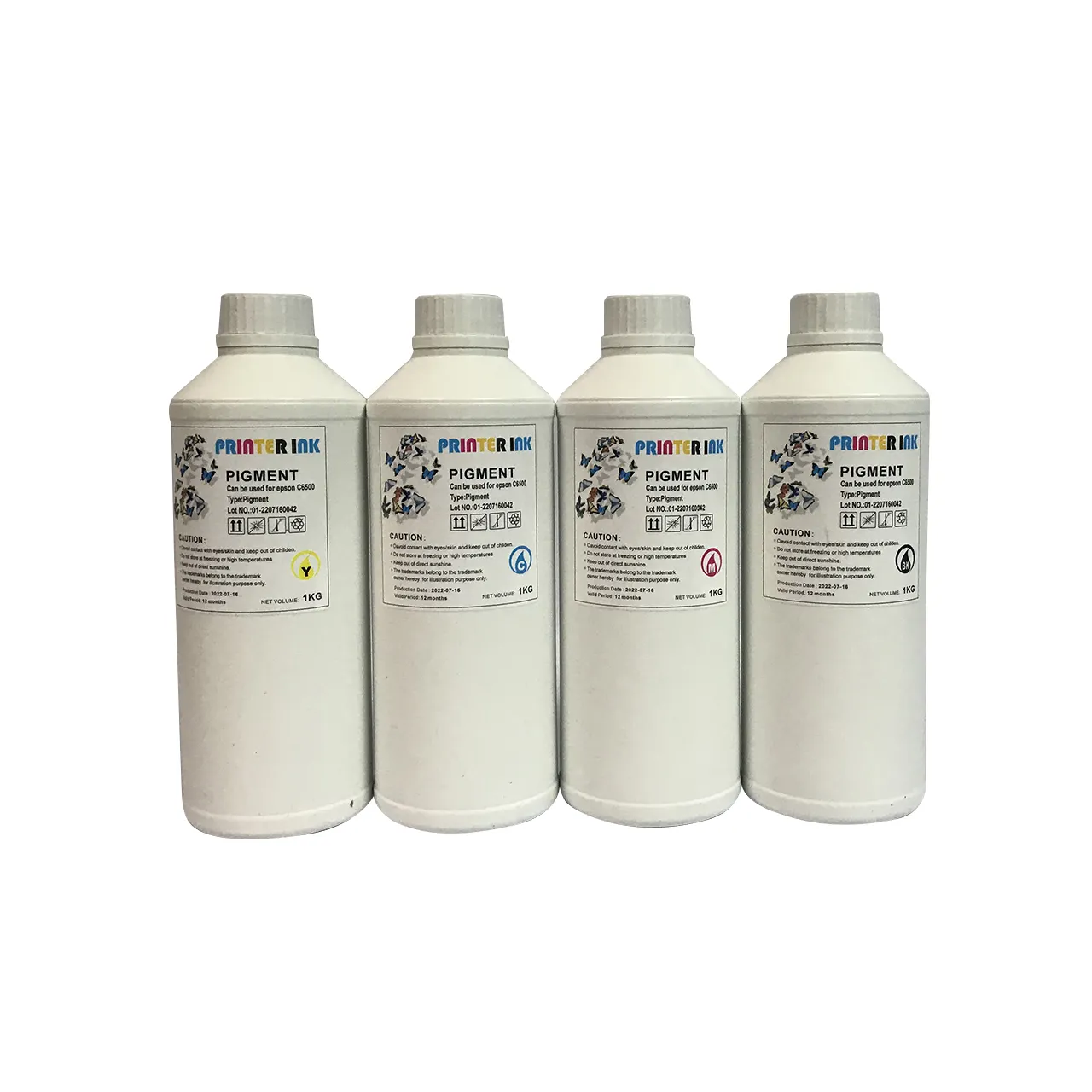 COLORTIME 1L Etiqueta Impressão Tinta Do Pigmento para Epson SureColor C6500 C6000 C6530P C6530A C6030P C6030A C6520P C6020 impressora de etiquetas