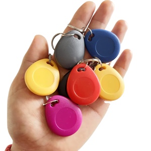 Programlanabilir 13.56MHz çip 213 NFC Abs anahtar Fob RFID erişim kontrolü anahtarlık etiketi ISO14443 Abs Mart Mart Keyfob Rfid evcil anahtar - Product Image 3