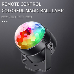 サウンドアクティベートリモコンパーティーDjライトRGBLEDディスコボールステージライトストロボランプ7モードステージライト - Product Image 3