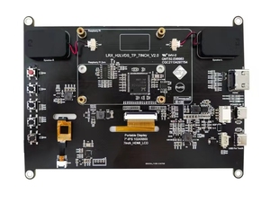 7 Zoll Raspberry Pi Touch Display 1024x600 IPS Mit USB-Touchscreen mit montierter HD-LCD-Karte