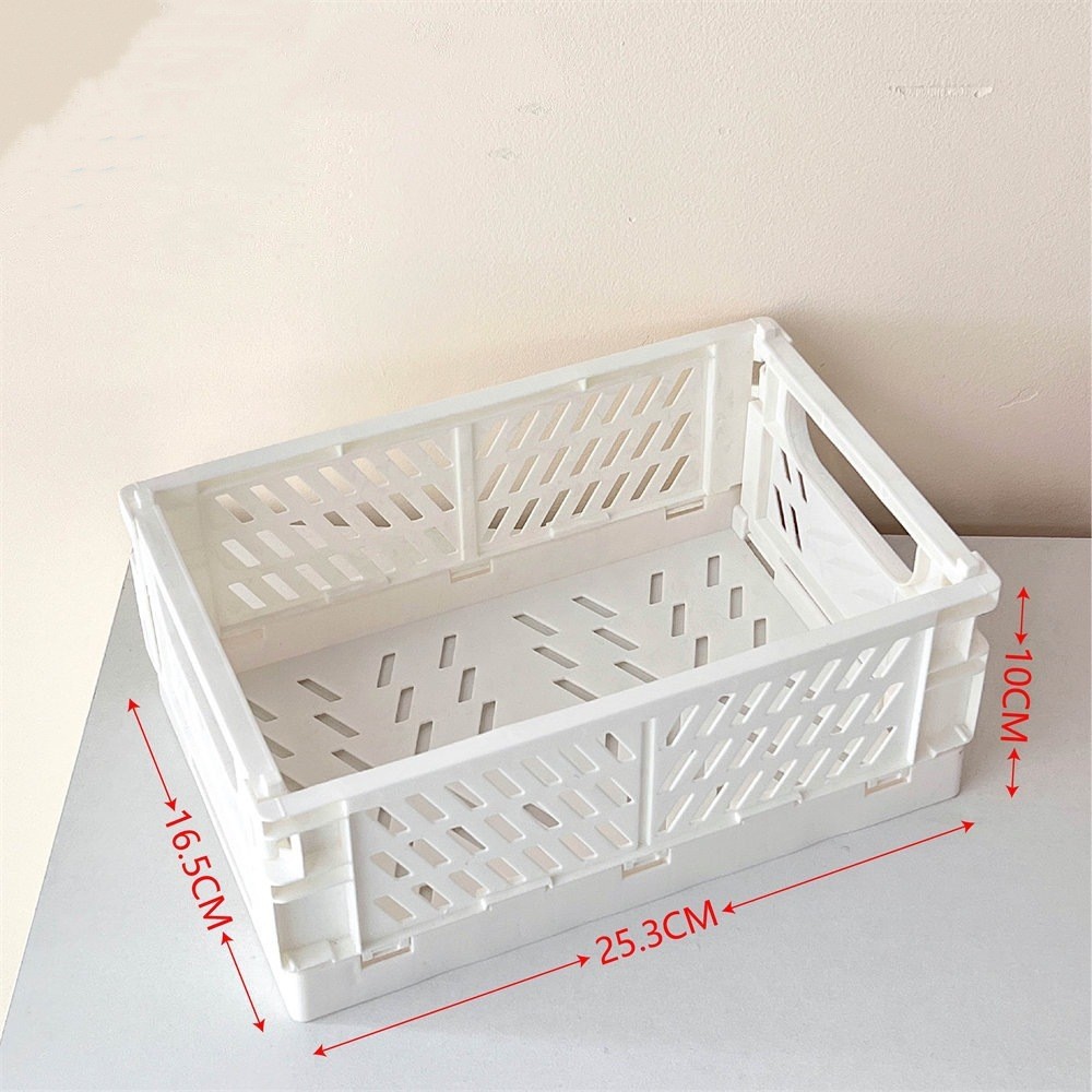 Cesta de almacenamiento blanca