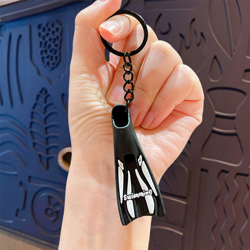 Summer Diving Kit Accessories - Cool Black and White Fins