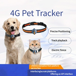防水宠物定位器4g sim卡智能宠物跟踪器猫全球定位系统跟踪狗项圈带应用程序 - Product Image 2