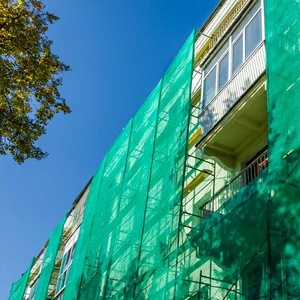 建物安全メッシュスクリーングリーンHDPEシェードデブリネット建設セーフティネット