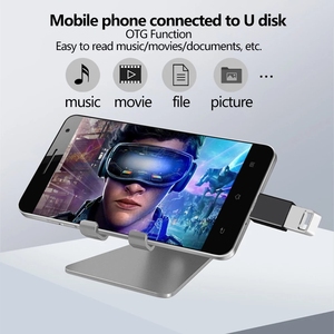 2023新版本USB3.2 USB C OTG适配器10gbps速率铝合金公USB C至母USB OTG适配器，适用于笔记本电脑