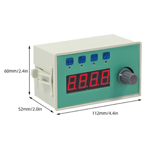 Display Speed RPM Stepper servomotore Driver Controller scheda inversione di velocità regolabile lunghezza fissa continuo andata e ritorno - Product Image 2