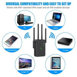 Çift bant 5G/2.4G WiFi Range Extender güvenlik duvarı fonksiyonu ile 300Mbps ağ amplifikatör ev kullanımı için kablosuz yönlendirici tekrarlayıcı - Product Image 4