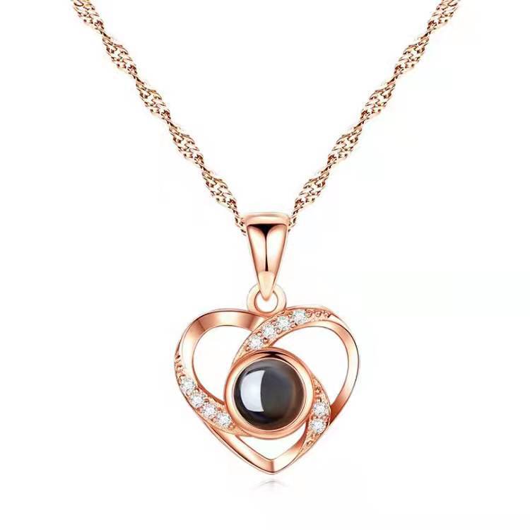 Trois et demi amour or rose