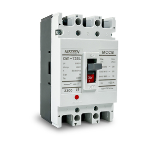 AC/DC MCCB -3P 125L 400V 35kA MCCB Disyuntor de caja moldeada 3P 4P 80A 100A 125A Disyuntor eléctrico MCCB - Product Image 1