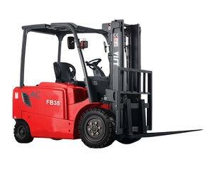 Garanzia di litio 5 anni 3.5 tonnellate di carico e scarico elettrico carrello elevatore, quattro ruote di guida nuovo carrello elevatore di energia, pneumatico soild - Product Image 1