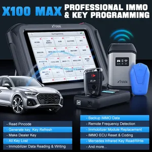 XTOOL X100 MAX programmatore chiave IMMO avanzato per tutti i sistemi di diagnostica ECU programmazione 42 servizio Scanner di controllo bidirezionale PAD3