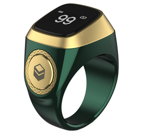 Muslim Iqibla Rotatable Health Counter Smart Ring with Tasbih Beads <strong>Function</strong> Men BT Smart Zikr Rings for <strong>Android</strong> or IOS - Product Image 4