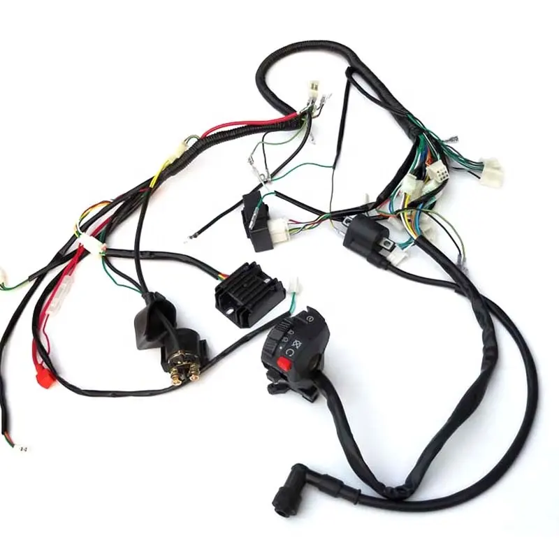 Complete Electrics Wiring Harness CDI Ignition Coil Kits For 150cc 200cc 250cc ATV