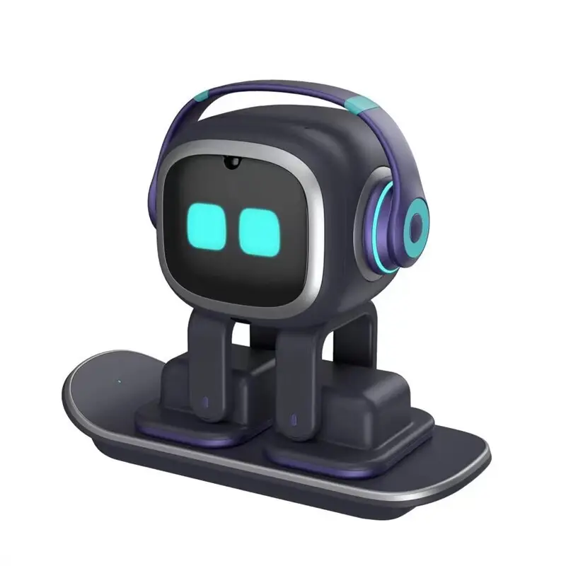 2024 gran oferta Emo Robot inteligente emocional interactivo voz Ai juguetes de escritorio niños compañía mascota Vector Robot