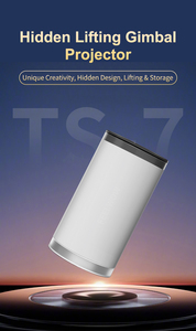 Diseño de cardán giratorio de elevación Proyector Android inteligente de 100 pulgadas Mini 4K con descargas de aplicaciones para cine en casa y reuniones de oficina - Product Image 5