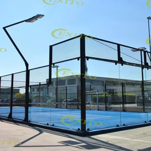 Exito cài đặt đội có sẵn khung thép ngoài trời và trong nhà toàn cảnh mái chèo sân tennis chi phí canchas de padel Tòa - Product Image 2