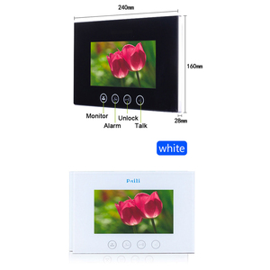 Fabrik direkt 2 Draht 16 Einheiten Heim Türklingel Ding Dong 7 Zoll Mehrwohnung Video-Interkom-System - Product Image 2