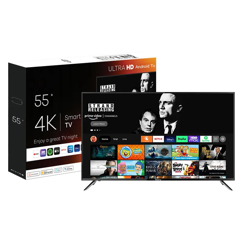 Salle de séjour de l'hôtel TV 4K Télévision intelligente 55 pouces Ultra HD LED TV