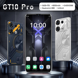 2025 GT10 Pro Max Android Smartphone Deca çekirdek CPU 6GB RAM/1TB ROM çift SIM darbeye 5G 16GB + 1TB CDMA renkli ekran - Product Image 3
