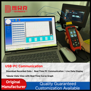 Termómetro de termopar con pantalla de cuatro canales K/J/T Datalogger Registro de datos en tiempo real Alarma visible ADJ Instrumentos de temperatura